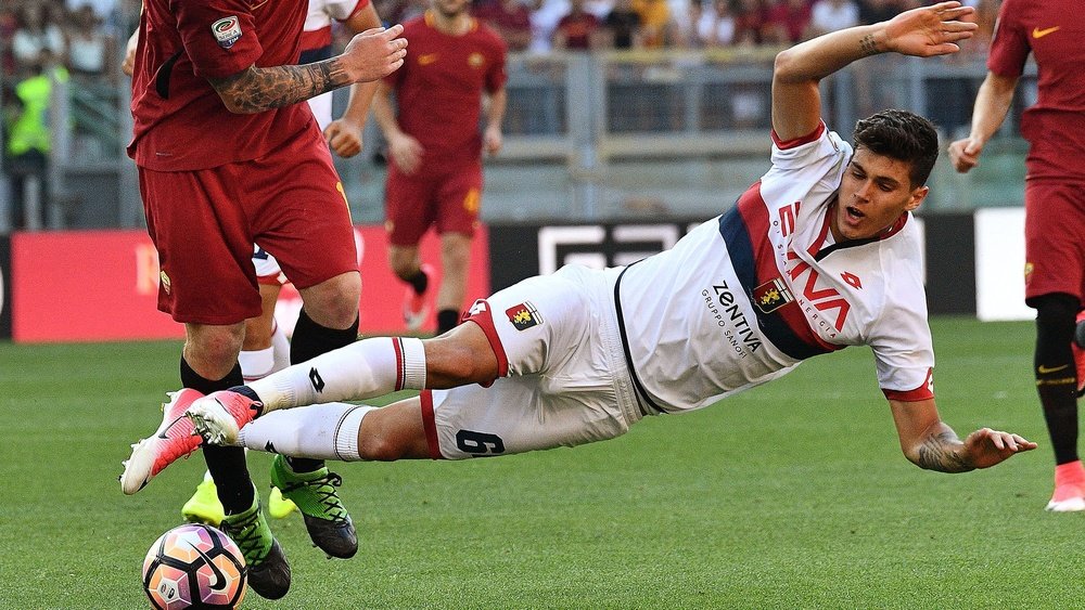 Pietro Pellegri lors d'un match avec le Genoa. Goal