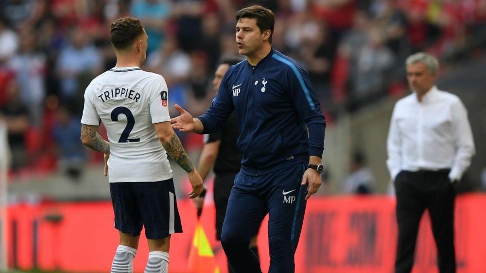 Pochettino has failed to pick up a trophy in his four seasons at Tottenham. GOAL