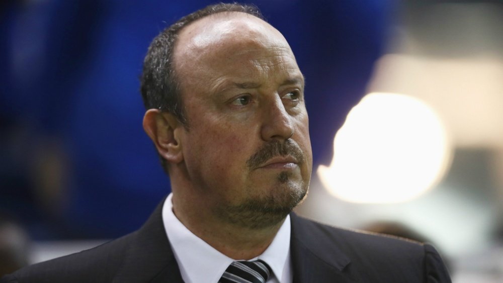 Rafael Benitez, antraîneur du Newcastle United lors d'un match de Championship. AFP