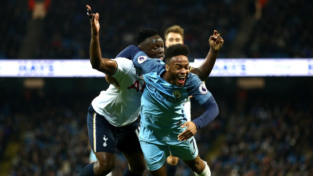 Raheem Sterling Premier League Manchester City v Tottenham