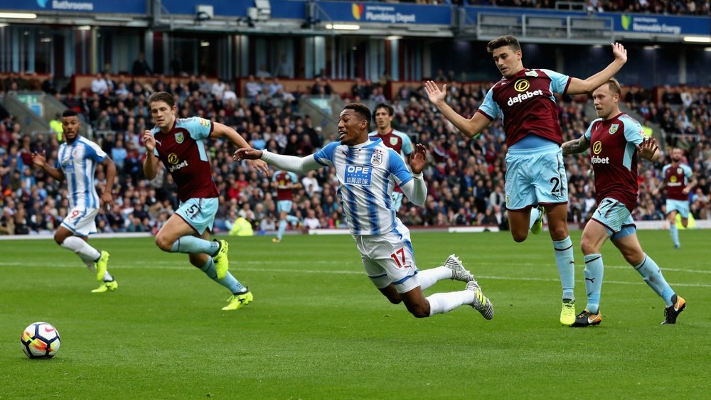 Dyche was critical of Rajiv Van La Parra's dive. GOAL