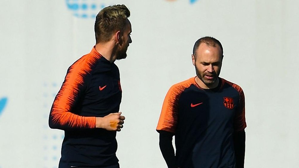 Rakitic is hoping Iniesta decides to stay with the club. GOAL
