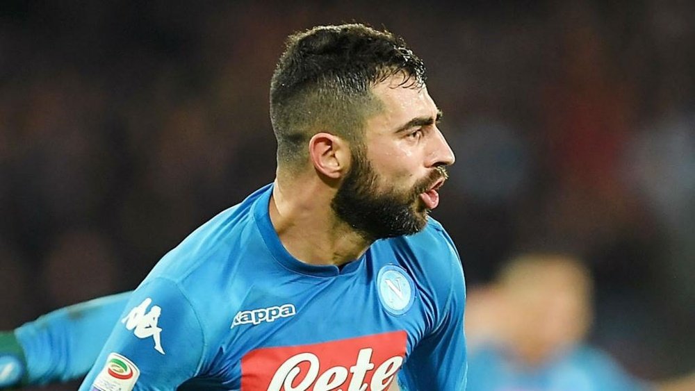 Albiol's goal was the difference between the sides in Naples. GOAL