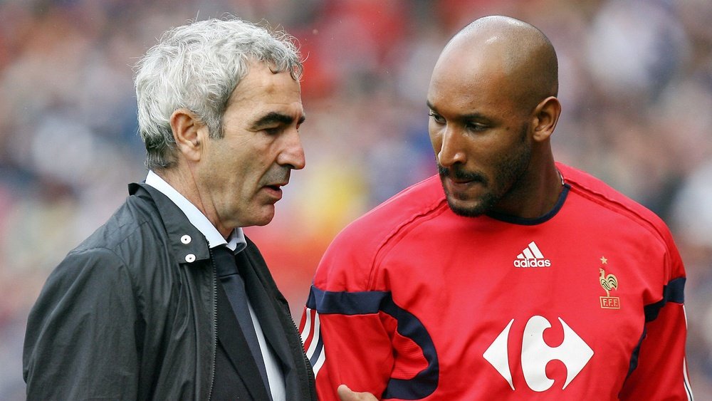 Anelka re-opened his feud with former France coach Raymond Domenech. AFP