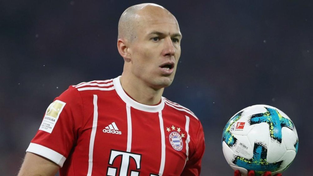 Arjen Robben's contract with Bayern expires in summer. GOAL