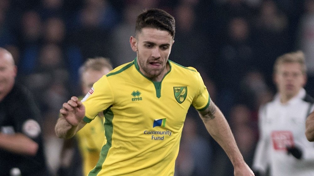 Robbie Brady in action while at Norwich. Goal