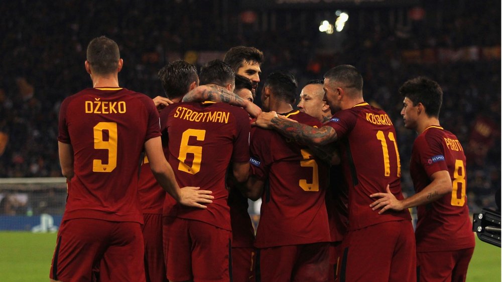 Roma put chelsea to the sword at the Stadio Olimpico. GOAL