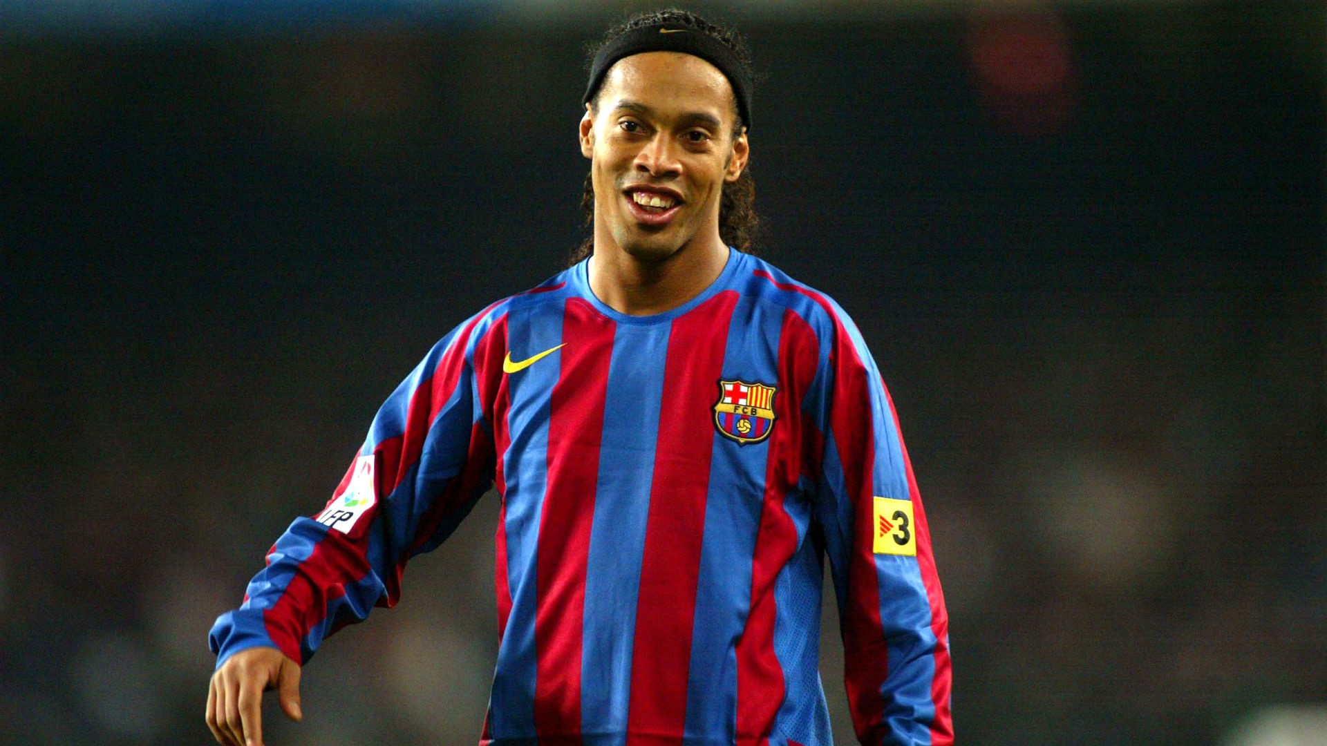 Ronaldinho, lorsqu'il joué au Barcelone en 2005. AFP