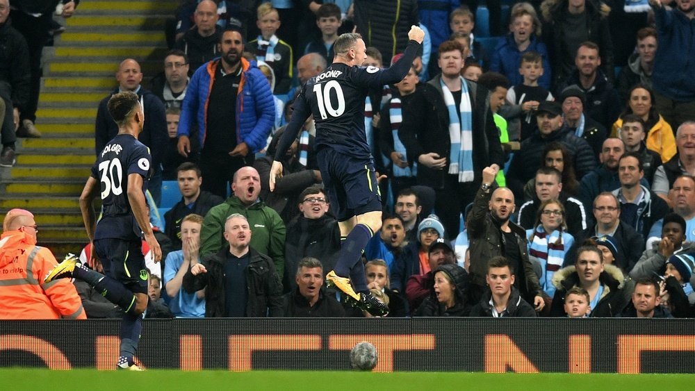 Rooney revels in 200th Premier League goal as Everton hold City