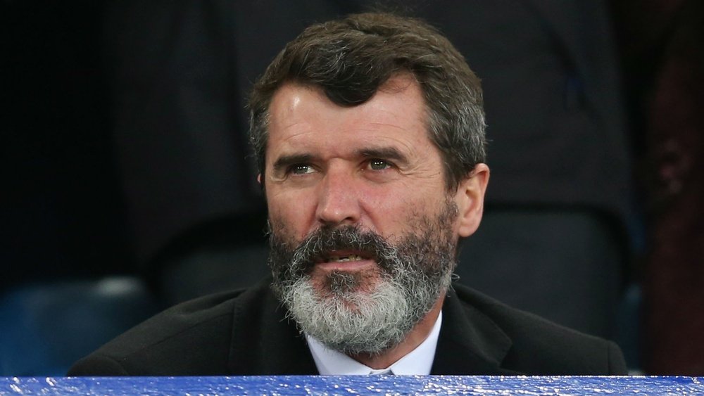 Roy Keane, lors d'un match de Premier League. AFP