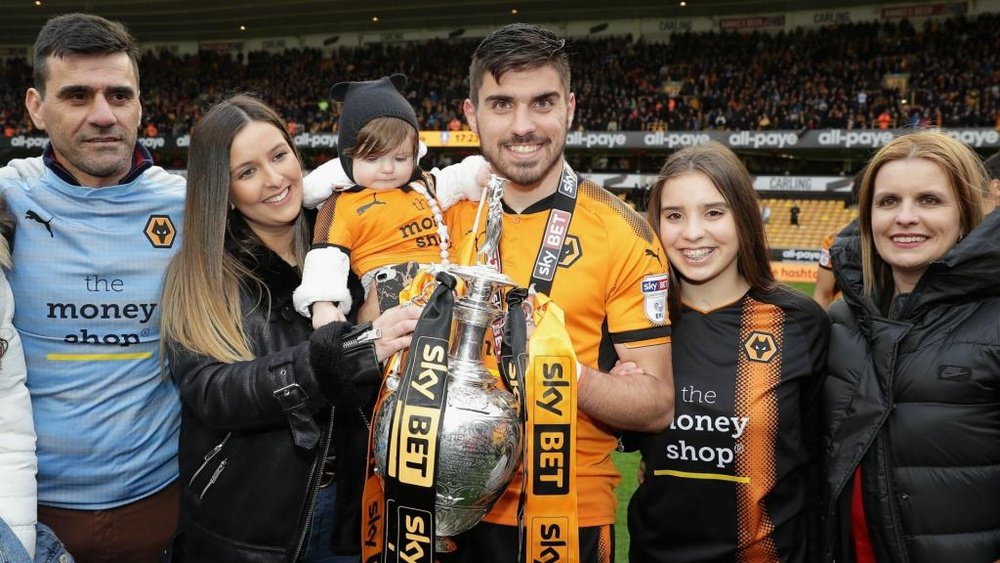 Neves helped Wolves win the Championship. GOAL