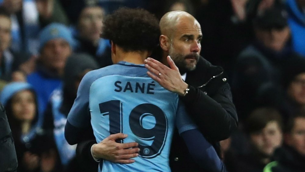 Guardiola and Sane have claimed the Premier League Manager and Player of the Month awards. GOAL