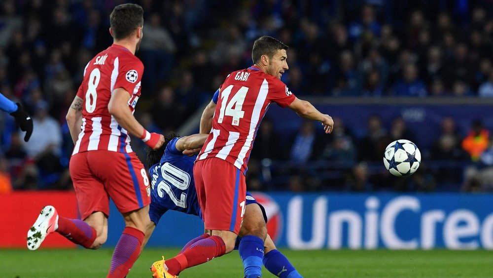 Saul a ouvert le score pour l'Atlético Madrid. Goal