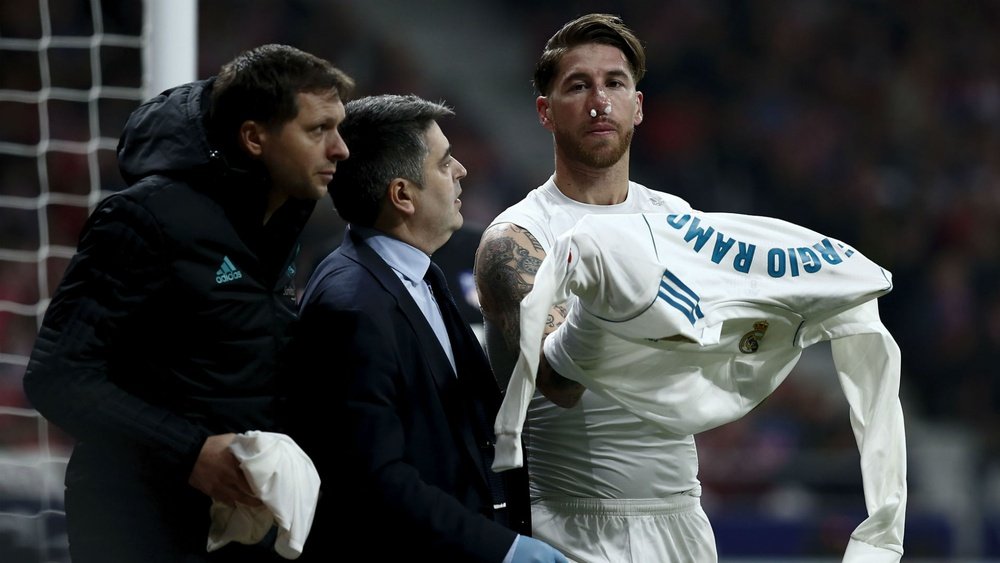 Ramos will play no part against APOEL due to a broken nose. GOAL