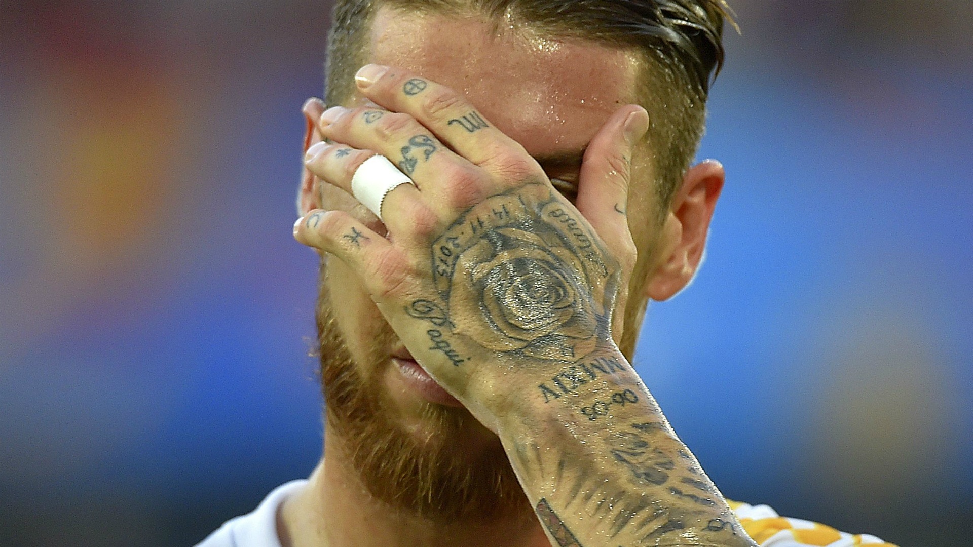 Ramos shows off new tattoos but what do they mean?