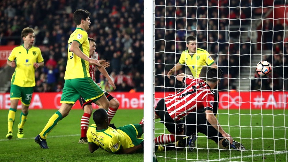 Shane Long scored in the second minute of injury time to seal the win for the Saints. Goal