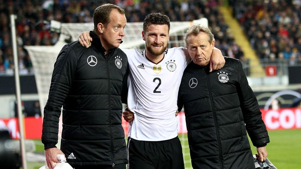Mustafi will miss six weeks with a hamstring injury. GOAL