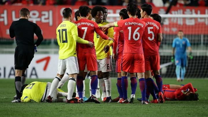South Korea's Colombia victory overshadowed by racist behaviour