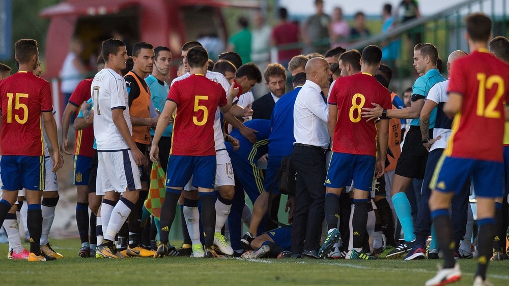 Ceballos suffered a neck strain during Spain Under-21's clash with Italy. GOAL