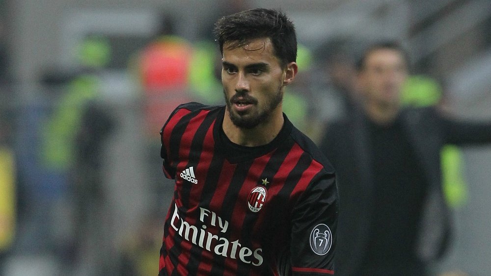 Suso in action for AC Milan. Goal