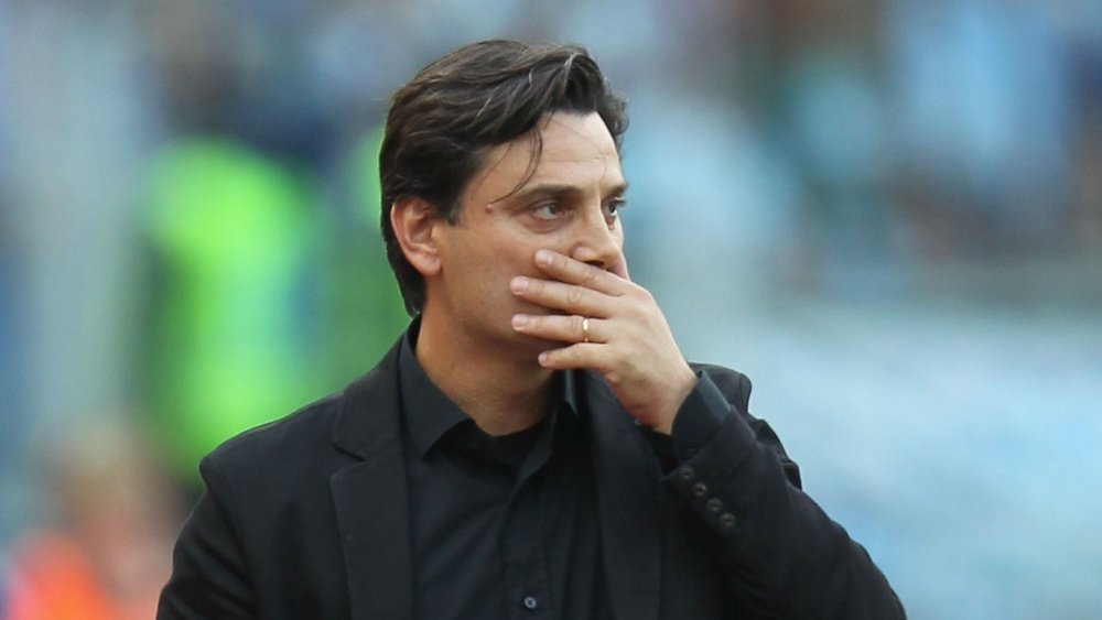 Montella's Milan scored five goals away to Austria Wien. AFP