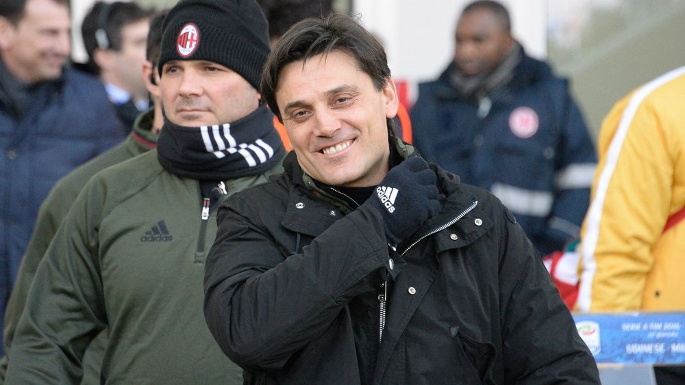 Milan coach Vincenzo Montella. Goal