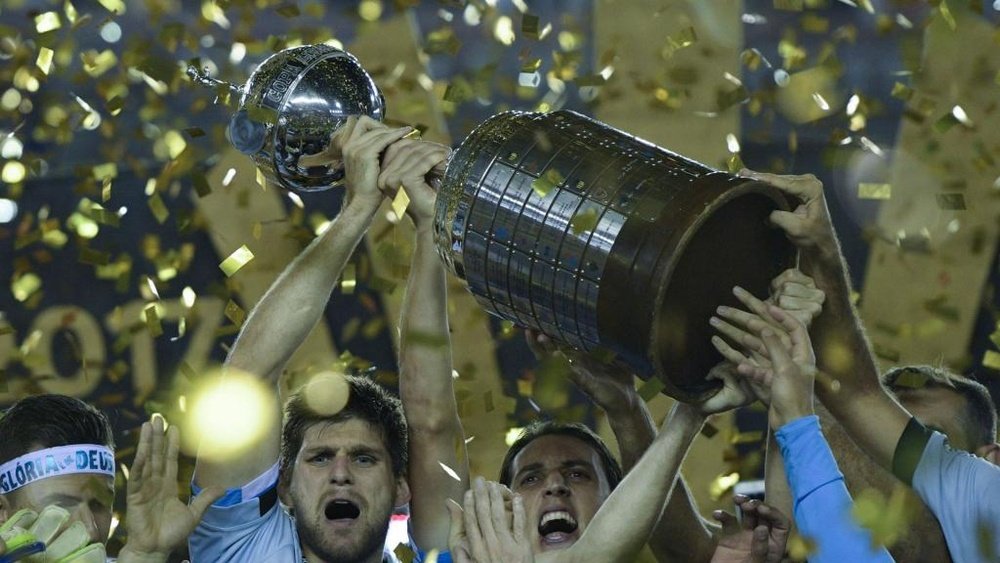 O time que venceu a última edição da Libertadores: O Grêmio de Porto Alegre (BRA). Goal