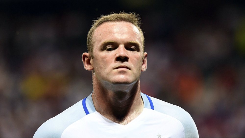 Wayne Rooney, lors d'un match de l'Euro 2016 entre l'Angleterre et l'Islande. AFP