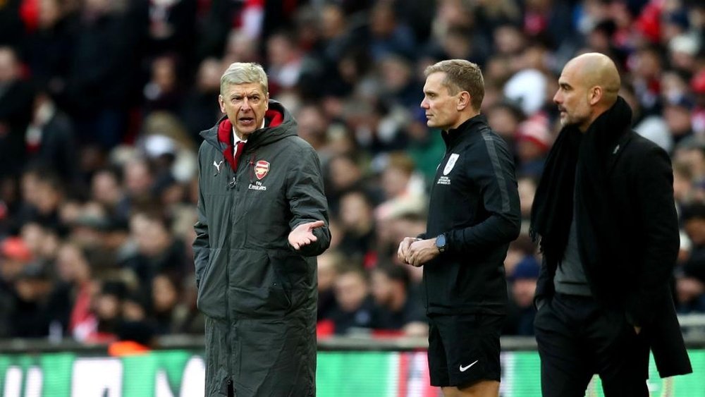 Wenger trolled by Wembley official in Man City humbling. Goal