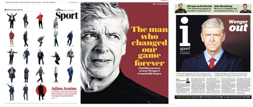 La presse anglaise rend hommage à Wenger. Goal