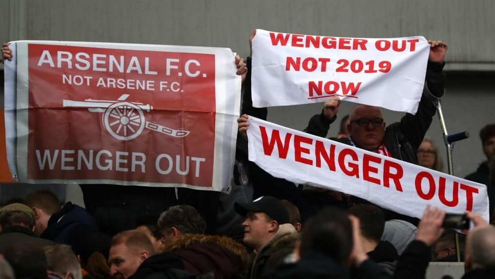 Wenger refused to be drawn on questions over his future. GOAL