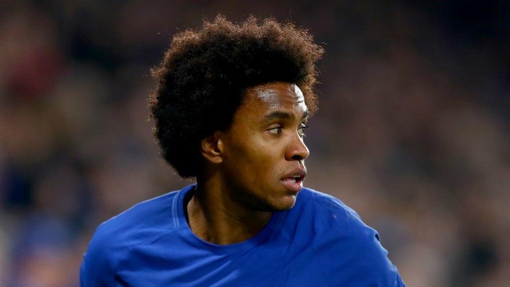 Willian made his 50th consecutive appearance in the Premier League on Saturday. GOAL