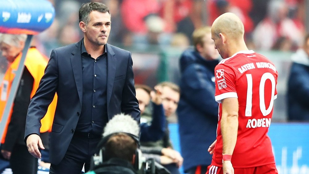 Hertha denied Sagnol the win on his first game as Bayern boss. AFP