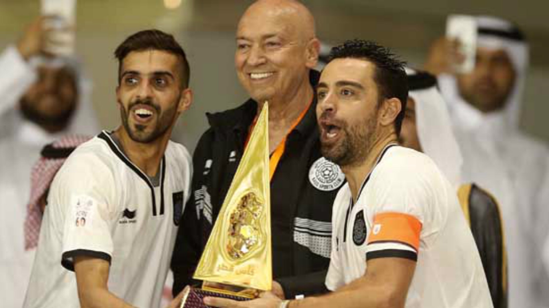 Xavi wins first trophy with Al Sadd