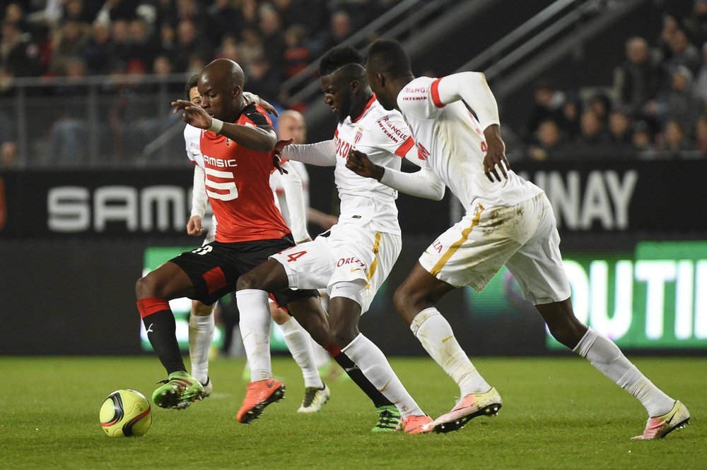 Yacouba Sylla sous les couleurs de Rennes. AFP