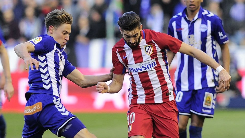 Yannick Carrasco in action with Atletico. Goal