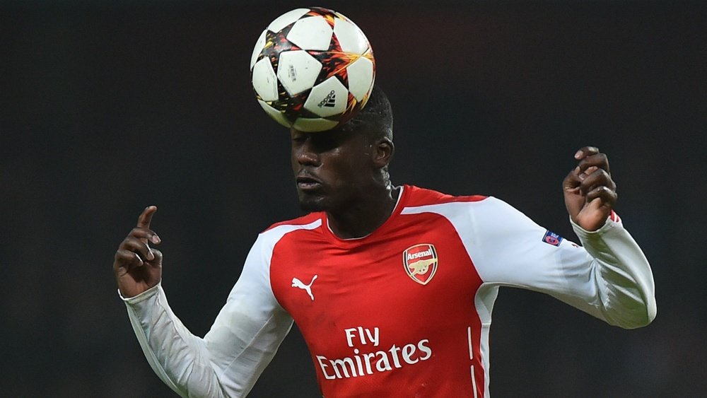 Yaya Sanogo, lors d'un match de Premier League avec Arsenal. AFP