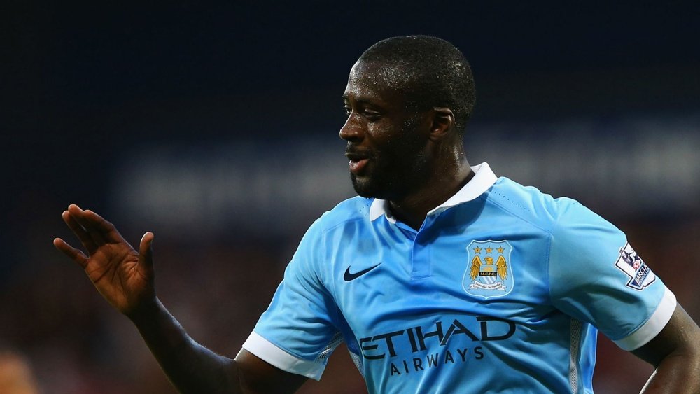 Yaya Touré, milieu de terrain du Manchester City. AFP