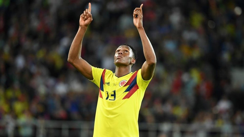 Homem-gol da Colômbia, Mina fez história na Copa.Goal