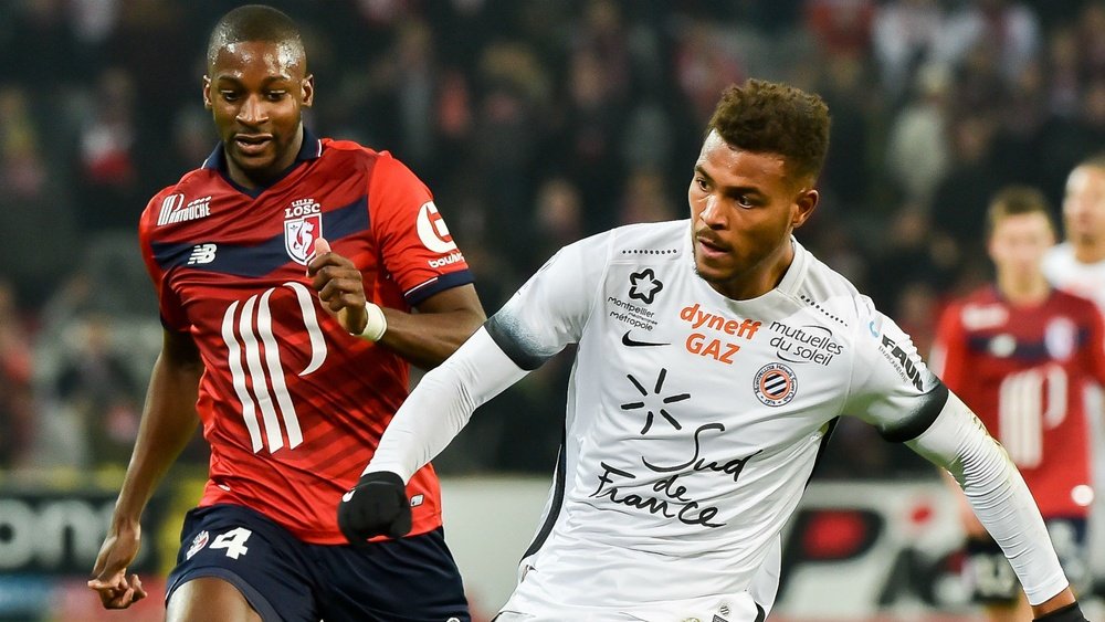 Younousse Sankhare Steve Mounie Lille Montpellier Ligue 1 10122016