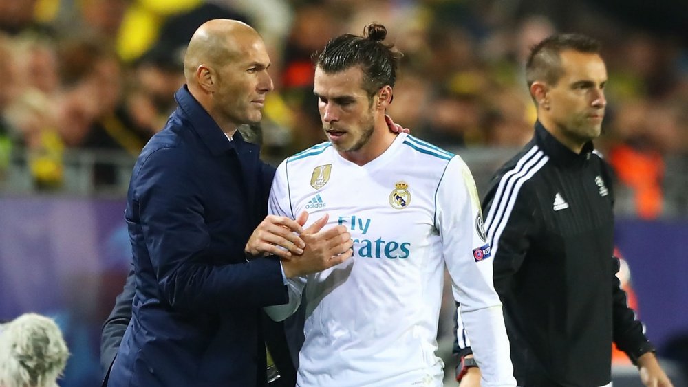 Zidane could be without Bale for both games against Spurs. GOAL