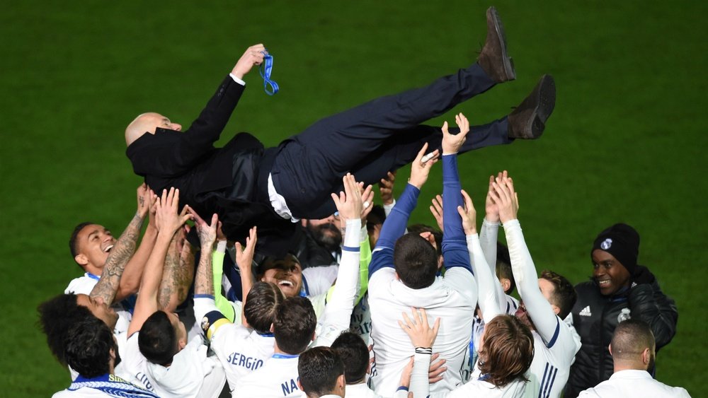 Zinedine Zidane hailed a dream year. Goal