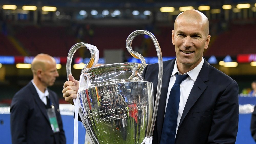 Zidane is aiming to become the first manager to win the CL three years in a row. GOAL