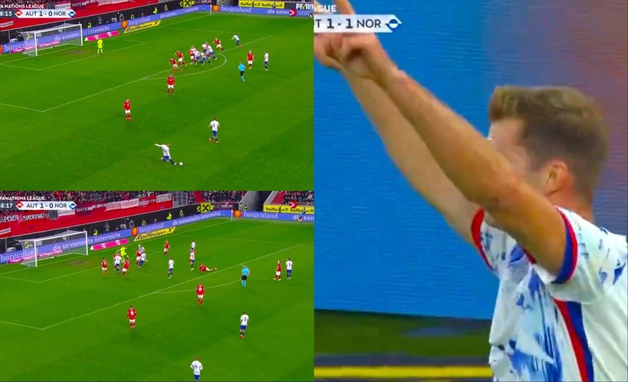 Sorloth, otro con Noruega: 2 goles y una asistencia en 2 partidos