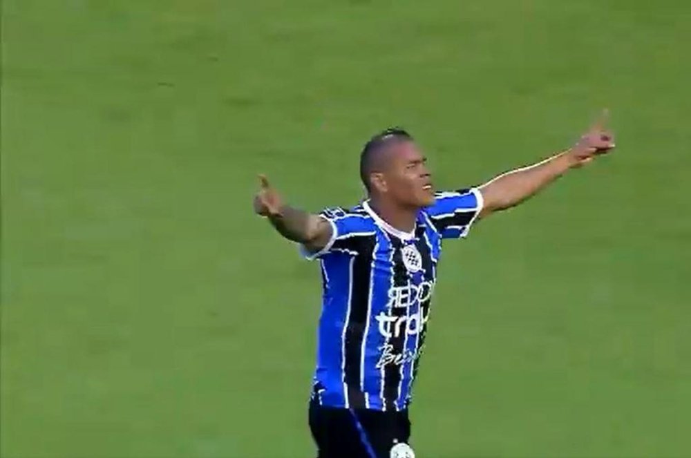 Aragua ganó 1-2 frente a Mineros de Guayana. Captura/CONMEBOL Sudamericana