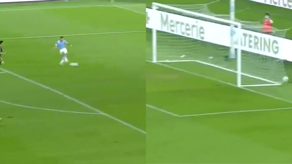 Immobile scored first time. Capturas/beINSports