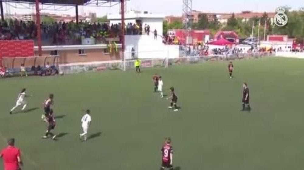Marcelo's son scored an incredible goal for Real's youth team. RealMadrid/BeSoccer