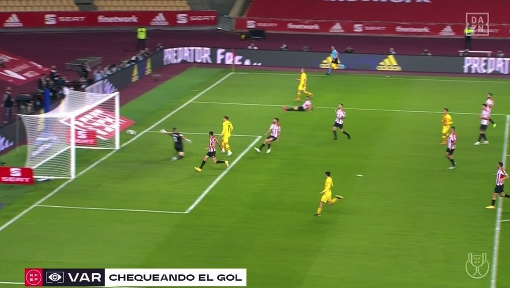 Griezmann broke the deadlock in the final. Captura/DAZN