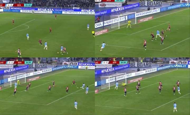 El gol de Guendouzi que se le podría apuntar a Luca Pellegrini