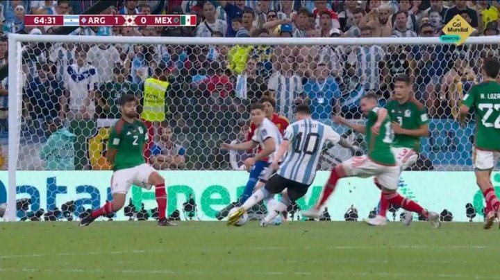 ¡Y Messi bajó del cielo para marcar un golazo y salvar a Argentina!